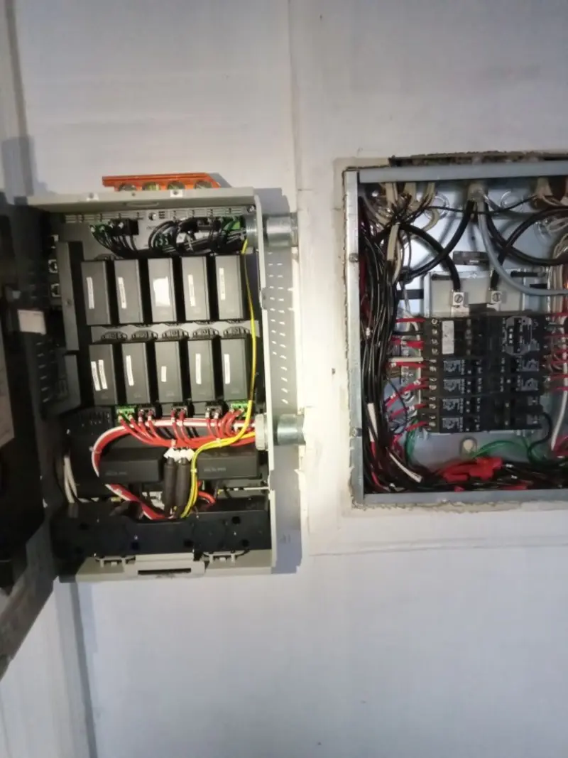 Electrical panel upgrade completed for Carbon Monoxide Detector Installation in Woonsocket